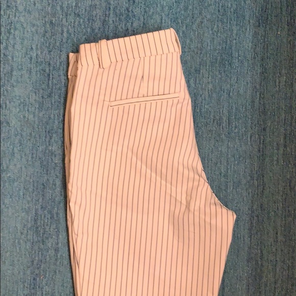Cream striped pants - Picture 3 of 4